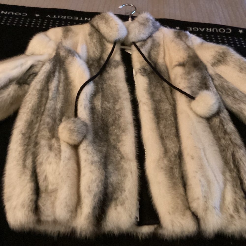 Black Cross mink jacket.